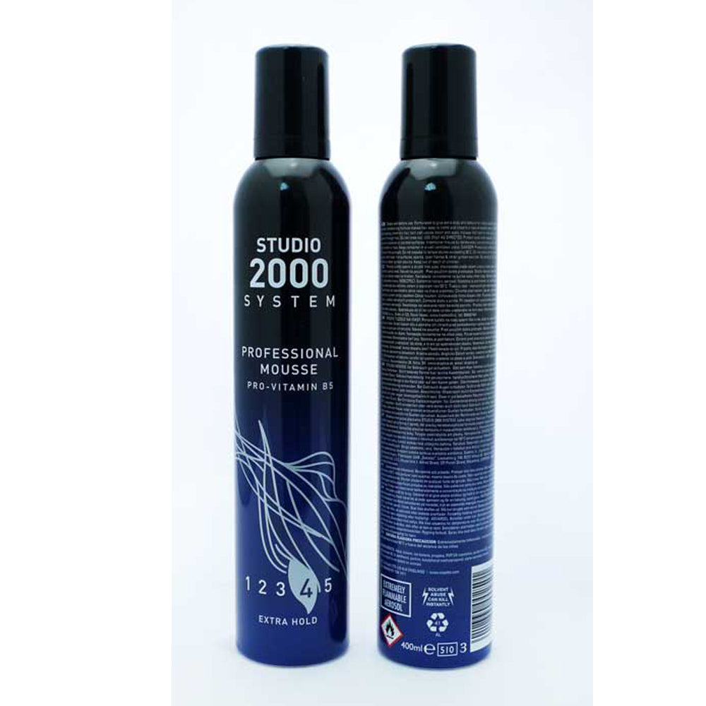 Studio 2000 System Prof Mousse 400m | High Quality Hair Care Product Online - Product Image Studio 2000 System Prof Mousse 400m | High Quality Hair Care Product Online - Product Image